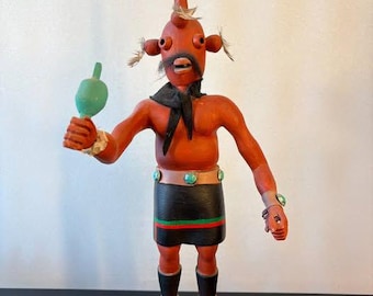 Mudhead Clown (Koyemsi) Kachina Doll