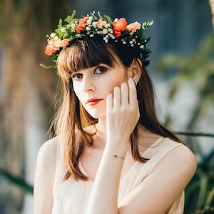 ブレスレット doré à l'or fin 24 カラット et pierre semi-précieuse / Collection Aime