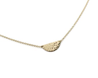 Collier doré à l'or fin 24 carats / Collection Moon Pure