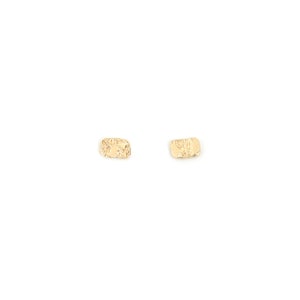 Boucles d'oreilles mini puces dorées à l'or fin 24 carats / Collection Matisse