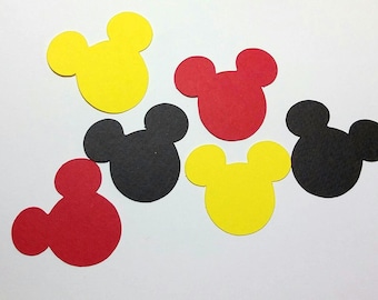 Large Mickey Mouse Confetti, Baby Shower Decoration (5.28 cm)