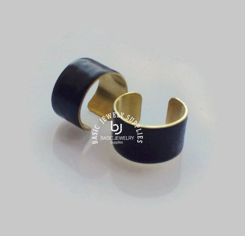 Men's Ear Cuff Black Matte EAR CUFFS No Holes Ear Cuff Etsy UK