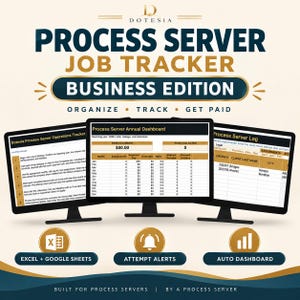 Sistema de seguimiento empresarial para notificadores judiciales: registros de trabajo, gastos, kilometraje, Excel y Google Sheets.