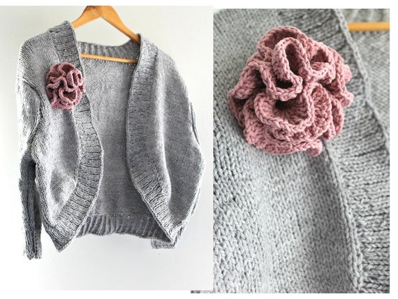 wool shrug cardigan