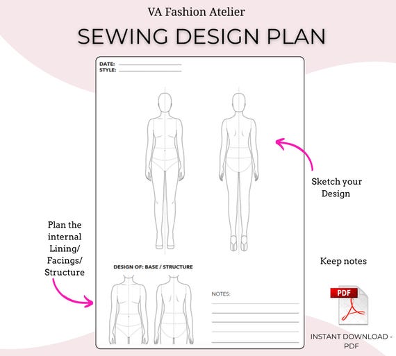 Sewing Design Plan - Fashion Design Templates