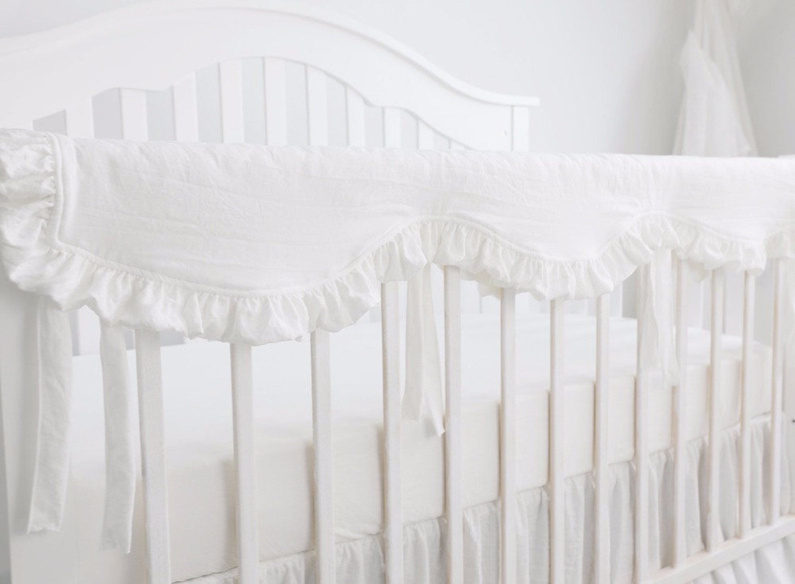 Baby Crib Rail Cover Long Crib Rail Guard Baby Teething Cover Etsy