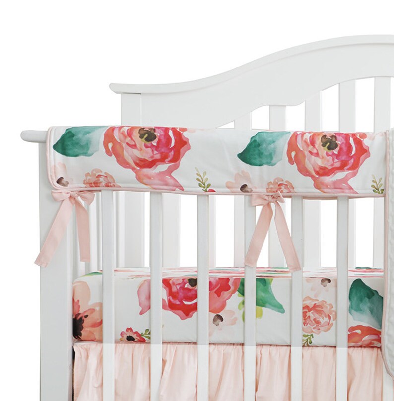 Baby Crib Rail Cover Long Crib Rail Guard Baby Teething Cover Etsy