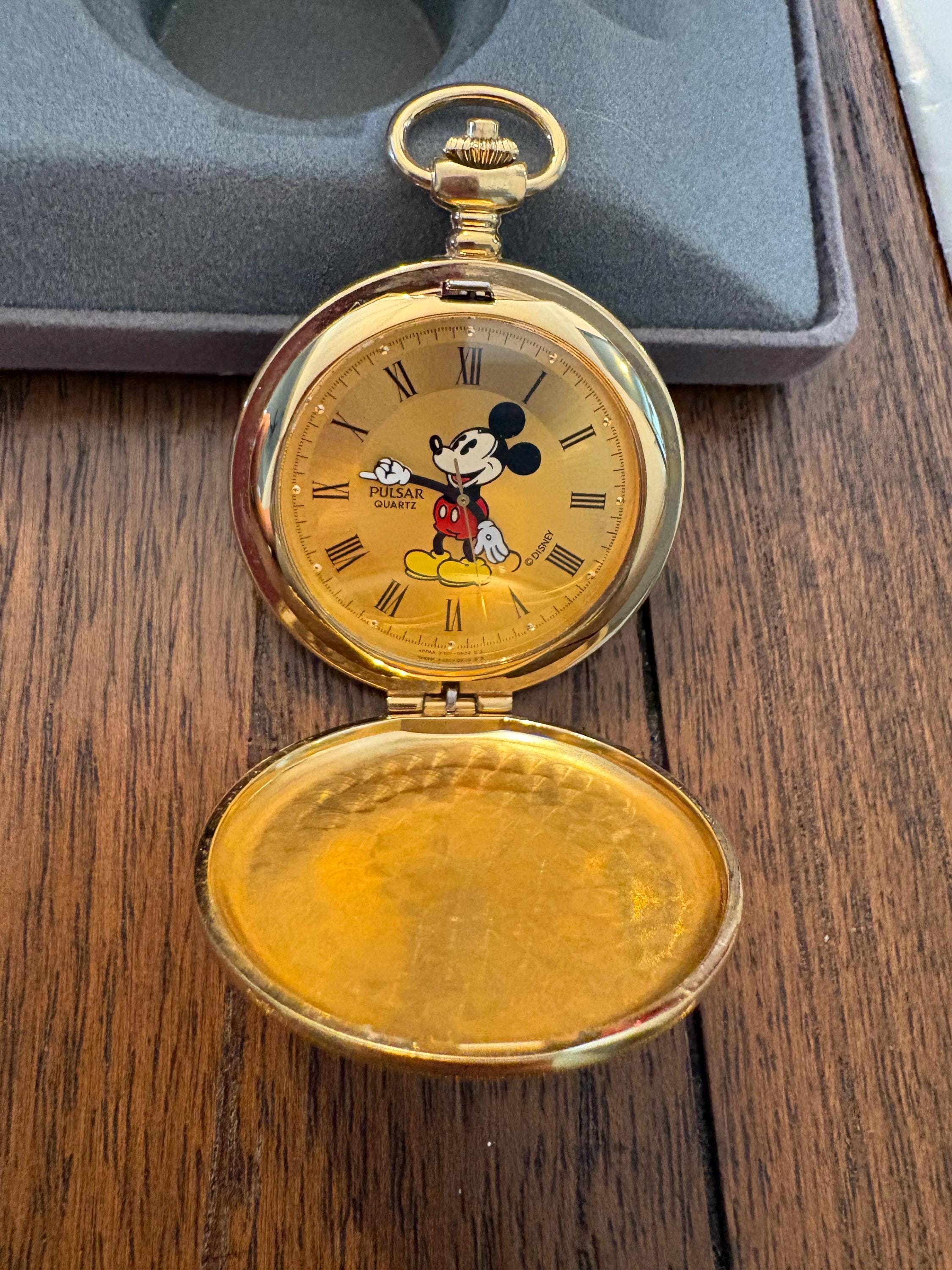 Mickey Mouse Pocket Watch - Etsy