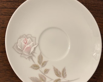2 Noritake Edenrose Saucers 6”