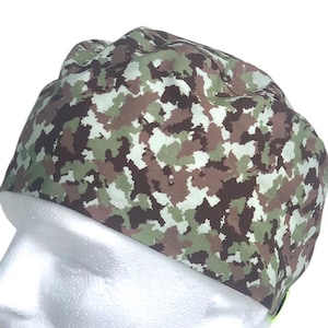 Military Men&#39;s Medical Scrub Cap; Veteran Surgical Scrub Cap; Unisex Military Skull Caps