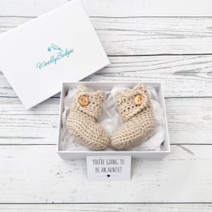 Chaussons Dannonce De Grossesse Grands Parents Bebe Etsy