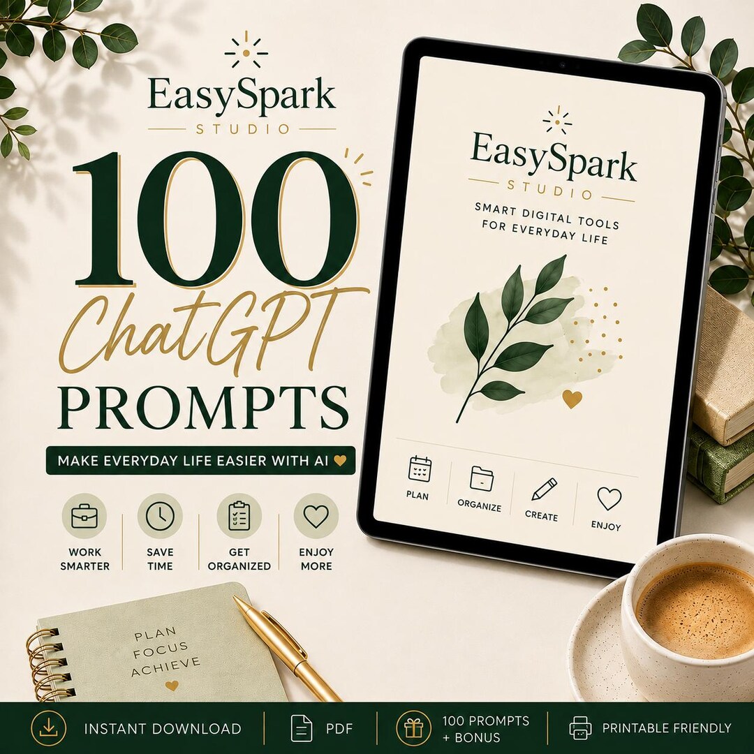 100 ChatGPT Prompts for Everyday Life | AI Productivity & Planning ...