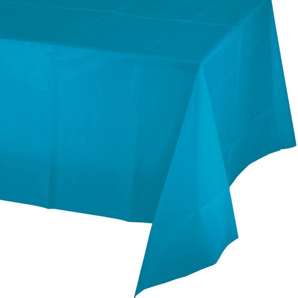 2-pack Premium Plastic Table Covers - Choose Your Color For your Bridal Shower Wedding Reception Birthday Event Party