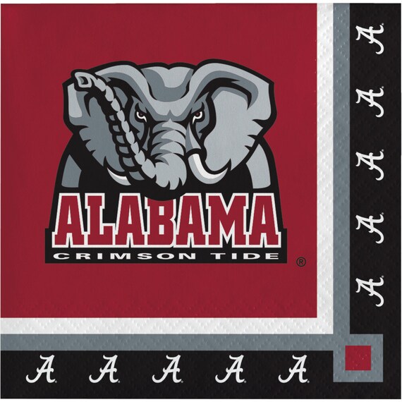 40ct Clemson University Tigers 2-ply Beverage Napkins Party college football