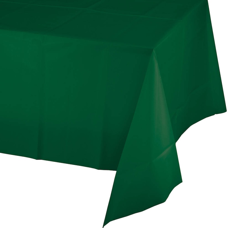 2pack Premium Plastic Table Covers Choose Your Color For Etsy