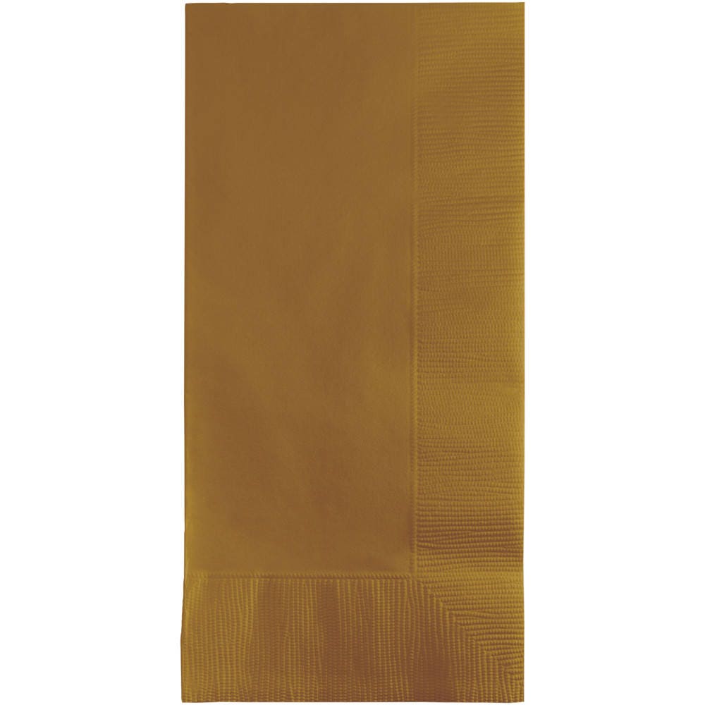 Gold Metallic Paper Napkins 3ply Set of 20 Plain Gold Napkins Gold