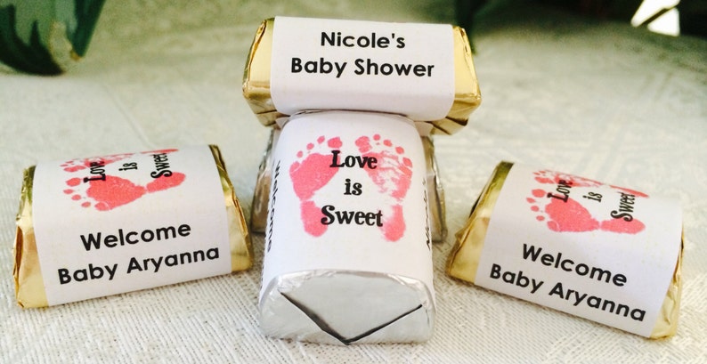 120 FOOTPRINTS BABY SHOWER Hershey Nugget Candy Etsy