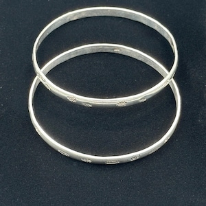 アクセサリー Vintage Mexico Sterling Bangle Sterling Mexico Stamped Bangle - Etsy