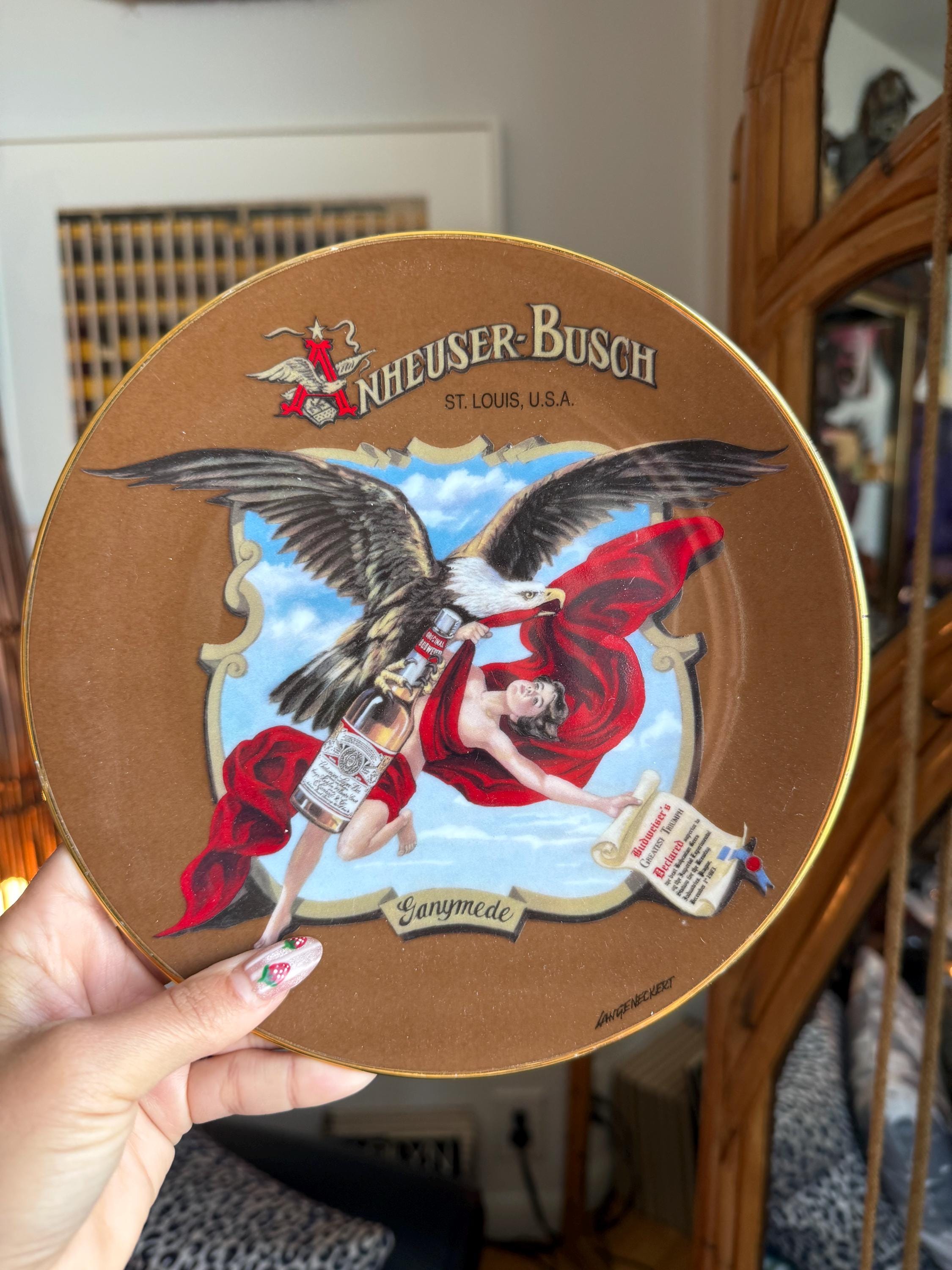 Anheuser Busch Plate - Etsy