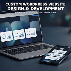 Websiteontwerp op maat voor WordPress | Websiteontwikkeling voor bedrijven | Responsieve website voor kleine bedrijven | Professionele webdesignservice