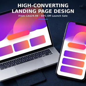Design av landningssidor | Högkonverterande säljsida | Anpassad leadgenereringssida | Responsiv ensidig webbdesign