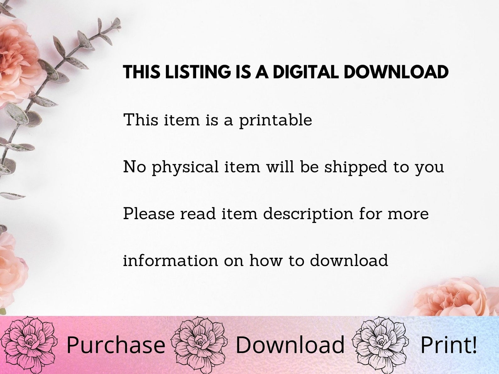 happy eid greeting card printable instant download pdf and