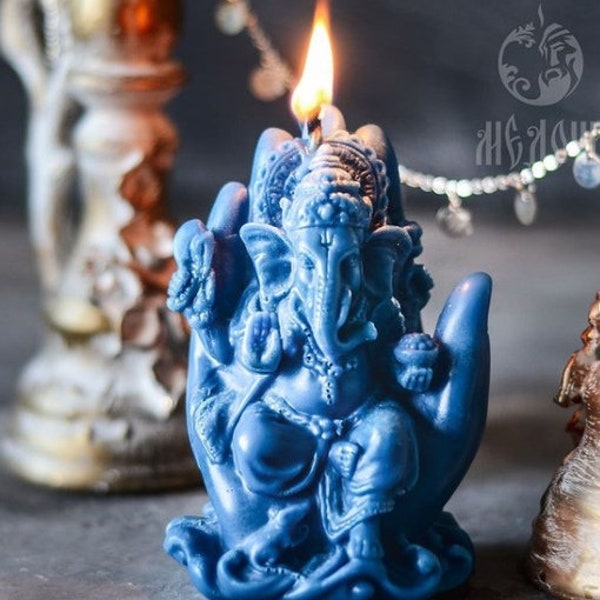 The God Ganesha, Mold for candles, resin, gypsum mold or soap mold. Hinduism, Feng Shui Molds, chakras Mold, Goddess of love