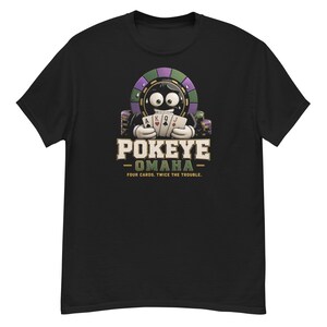 Omaha Poker T-Shirt, Funny Poker Player Gift for Him, PLO Pot Limit Omaha Tee, Card Game Shirt, Poker Night Gift, Classic Cotton