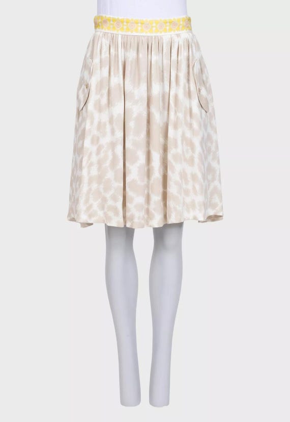 Roberto Cavalli, Roberto Cavalli Animal Print Skirt with Pockets, Size US 8 (L)