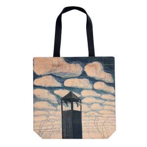 Tote bag Shopping bag Shopping tote Martket bag Handbag Shoulder bag Sagittarius present Ciurlionis art image 4