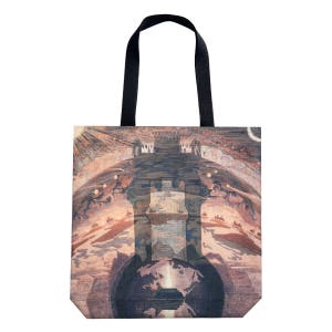 Tote bag Shopping bag Shopping tote Martket bag Handbag Shoulder bag Sagittarius present Ciurlionis art image 5