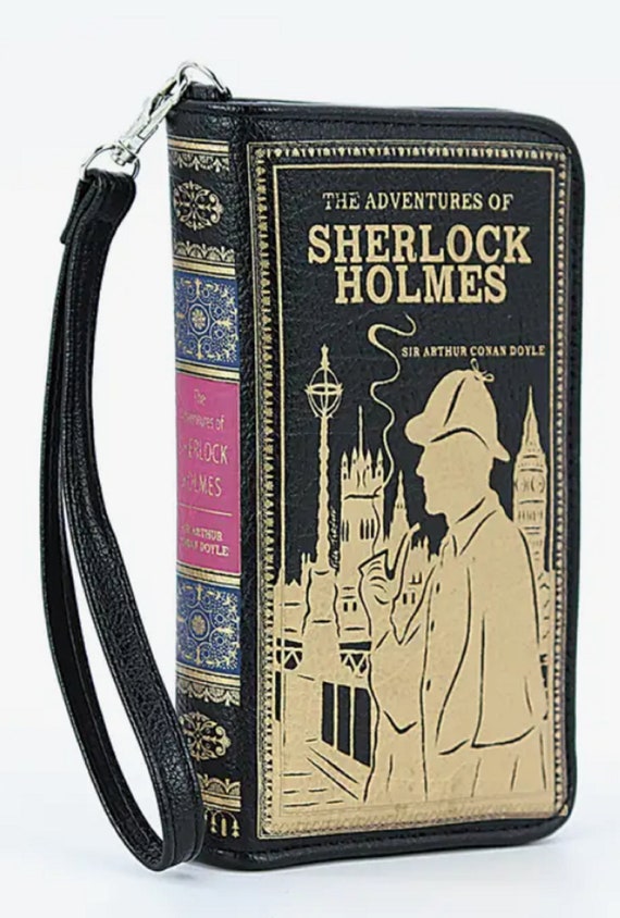 Sherlock Holmes Book Wallet with Removable Wristlet