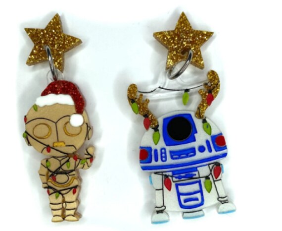 DAISY JEAN Christmas Strikes Back Droid Earrings!
