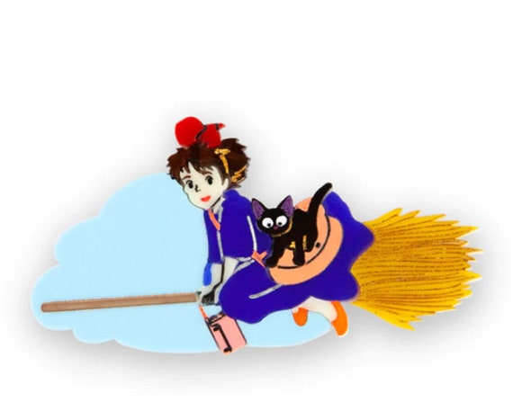DAISY JEAN GHIBLI Designs Kiki Acrylic Brooch Pin