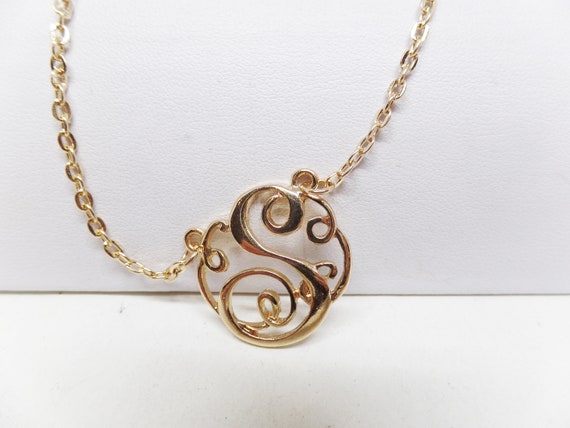 Fabulous Monogrammed S Necklace