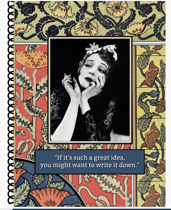 If It's Such a Great Idea, You Might Want to Write it Down Retro Lined Journal