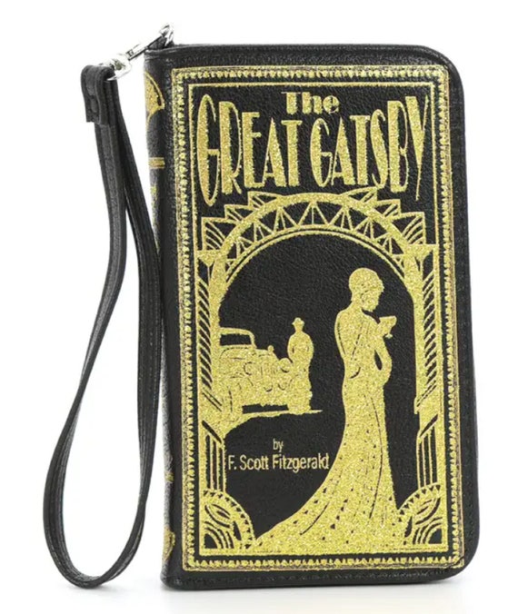 The Great Gatsby Book Wallet with Removable Wristlet-Preorder-Ships February 9