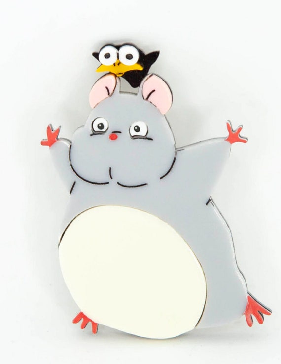 DAISY JEAN GHIBLI Designs Boh & Yu Acrylic Brooch