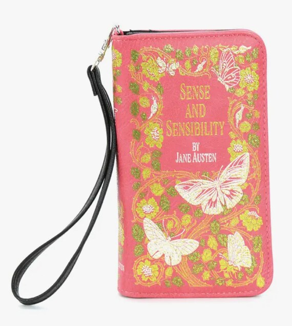 Sense & Sensibility Jane Austen Book Wallet with Removable Wristlet-Preorder-Ships February 9