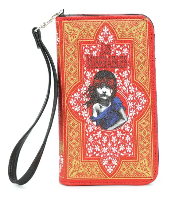 Les Miserables Book Wallet with Removable Wristlet