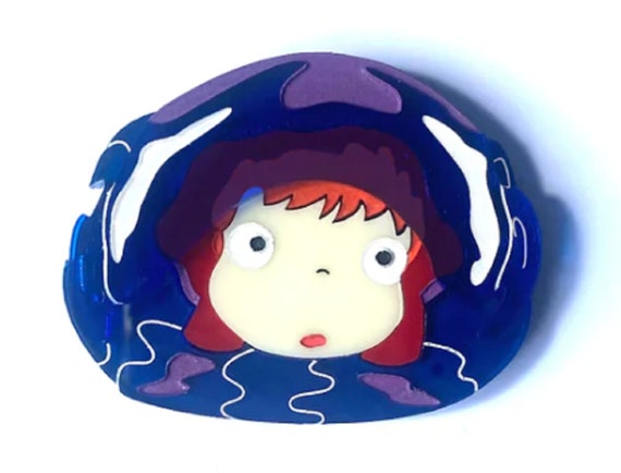 DAISY JEAN GHIBLI Designs Ponyo Acrylic Brooch Pin