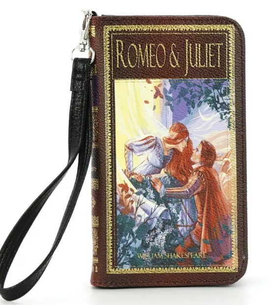 Romeo and Juliet Book Wallet with Removable Wristlet