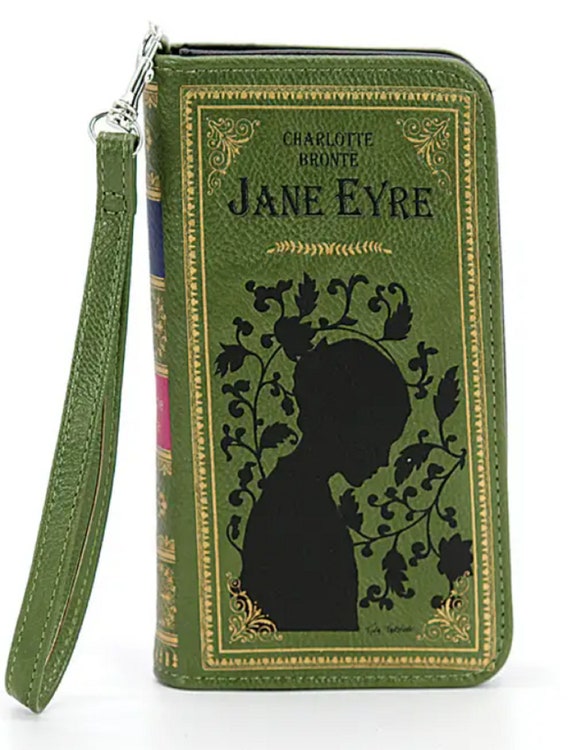 Charlotte Bronte Jane Eyre Book Wallet with Removable Wristlet