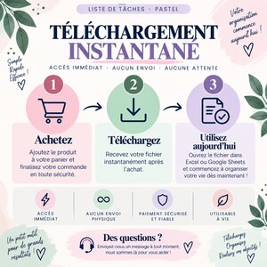 Liste de tâches Excel | Tableau suivi tâches | Gestionnaire de tâches | Priorités, statuts, et échéances | Excel et Google Sheets