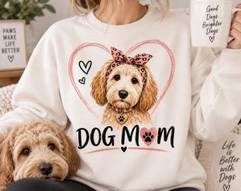 Dog Mom PNG, Cute Puppy PNG, Dog Mom Png Sublimation Design, Paw Print Png, Puppy Png Shirt Design, Cute Dog Lover PNG, Pet Mom Png Clipart