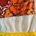 60's Flour Sack Skirt with Lots of Pockets and Pom Pom Fringe
