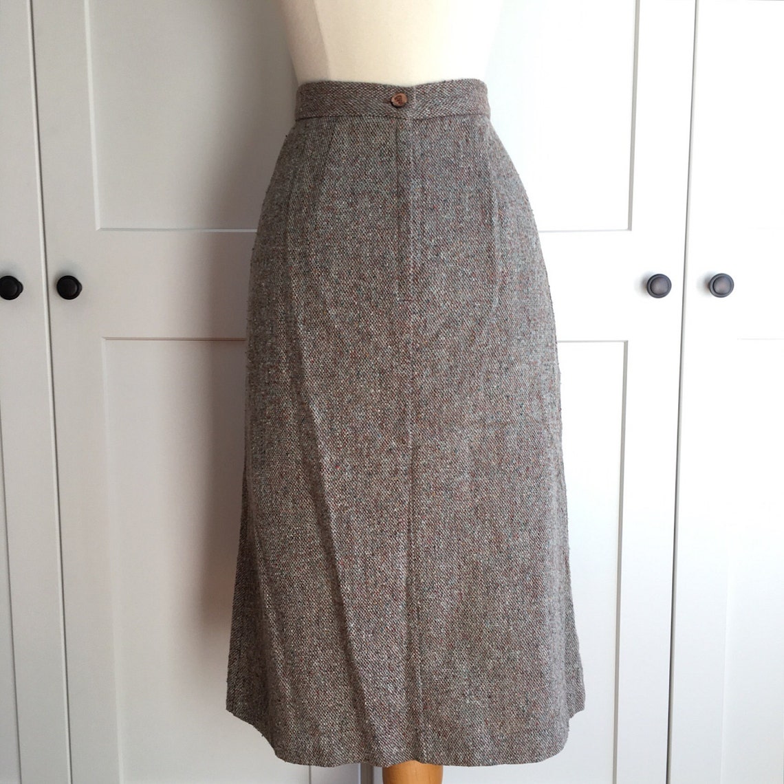 1970s Vintage Tweed Skirt Tweed Pencil Skirt by MJ Concepts | Etsy