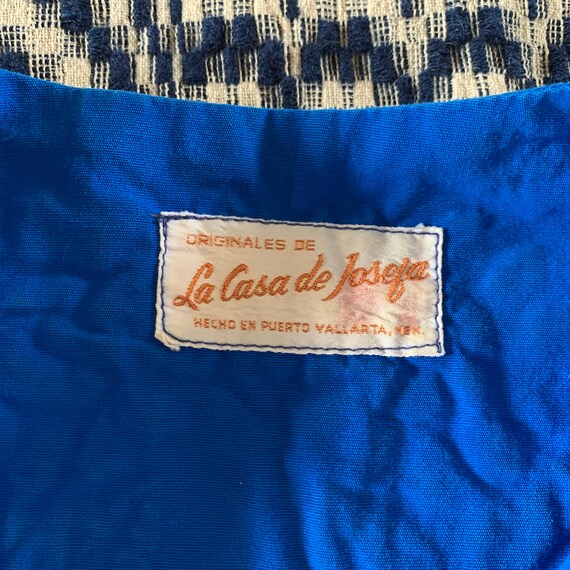 La Casa de Josefa Peasant Style Turquoise Blouse … - image 7