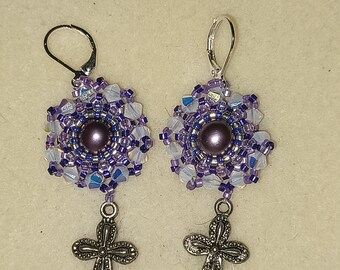 Royal Cross Earrings