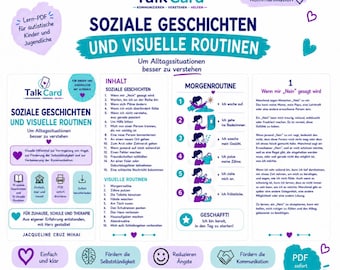 Autism – 15 sociala fakta + 10 rutinmässiga vyer – digital PDF